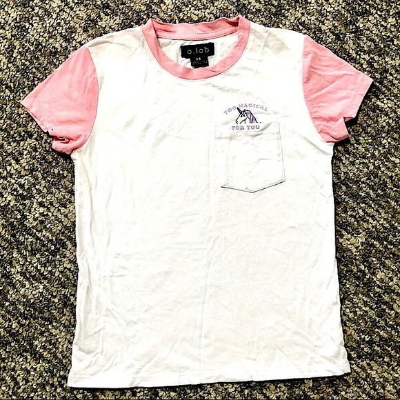 NWOT A.lab 🦄 unicorn too magical t-shirt - Picture 6 of 9